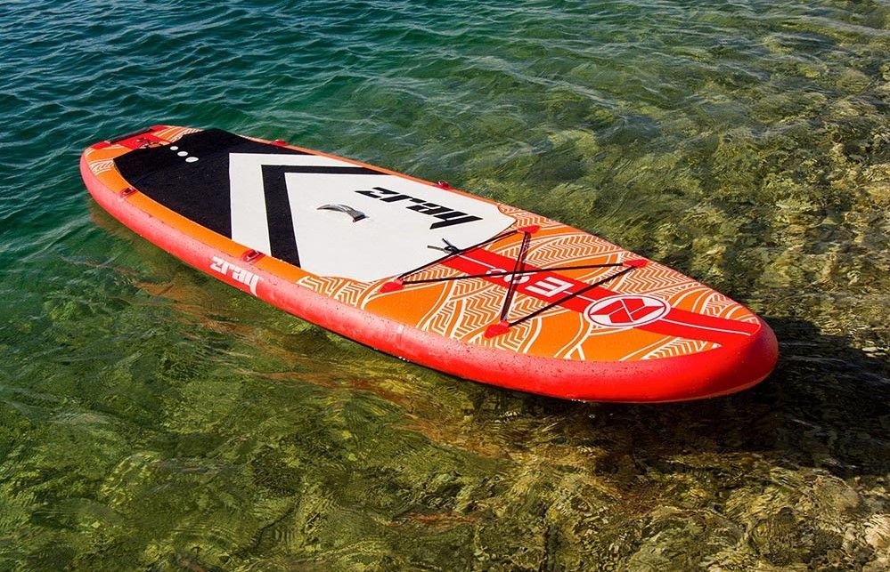 Nafukovací paddleboard Zray E9 Evasion - 90x30x5 detail na vode